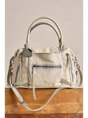 Free People Emerson Tote Womens Salt Leather Boho Chic Hippie Contemporary